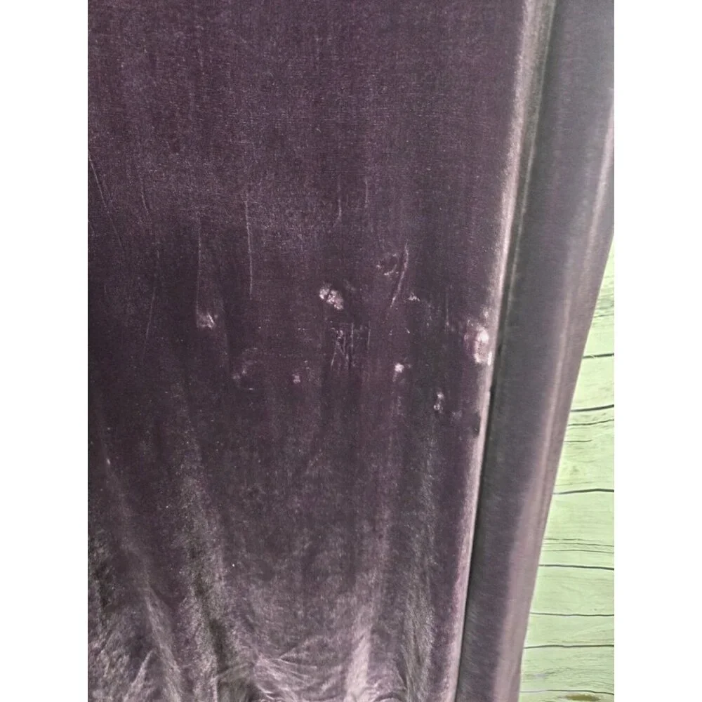 Eileen Fisher Purple Velvet Dress XS Silk Blend Whimsigoth Witchy